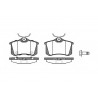 Conjunto de 4 pastilhas de freio ROADHOUSE 2263.74