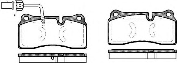 Conjunto de 4 pastilhas de freio ROADHOUSE 2983.11