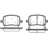 Jogo de 4 pastilhas de travão