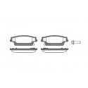 Conjunto de 4 pastilhas de freio ROADHOUSE 21087.04