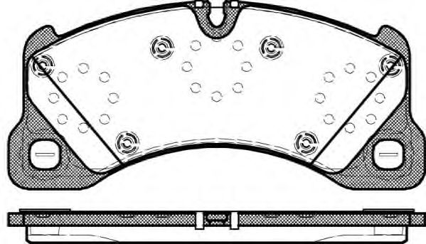 Jogo de 4 pastilhas de freio ROADHOUSE 21345,00