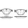 Conjunto de 4 pastilhas de freio ROADHOUSE 2857.30