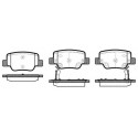 Jogo de 4 pastilhas de freio ROADHOUSE 21452.02