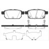 Conjunto de 4 pastilhas de freio ROADHOUSE 21471.02