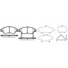 Jogo de 4 pastilhas de freio ROADHOUSE 21358.02