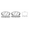 Conjunto de 4 pastilhas de freio ROADHOUSE 21302.22