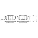 Conjunto de 4 pastilhas de freio ROADHOUSE 21426.02