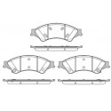 Conjunto de 4 pastilhas de freio ROADHOUSE 21524.02