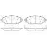 Jogo de 4 pastilhas de freio ROADHOUSE 21537.02