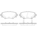 Conjunto de 4 pastilhas de freio ROADHOUSE 21570.02