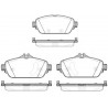 Conjunto de 4 pastilhas de freio ROADHOUSE 21592.08