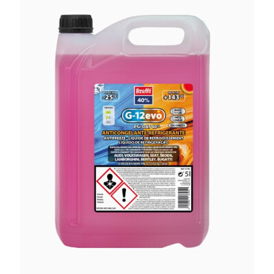 ANTIFREEZE G12EVO 40% rosa 5L