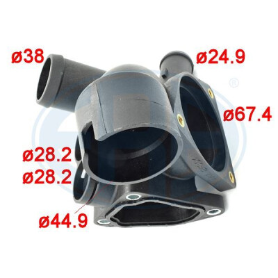 Flange do líquido de refrigeração