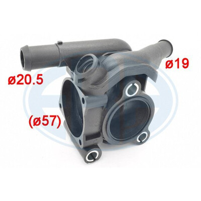Flange do líquido de refrigeração