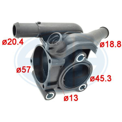 Flange do líquido de refrigeração