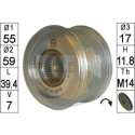 Roda livre do alternador