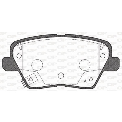 Jogo de pastilhas para travão de disco