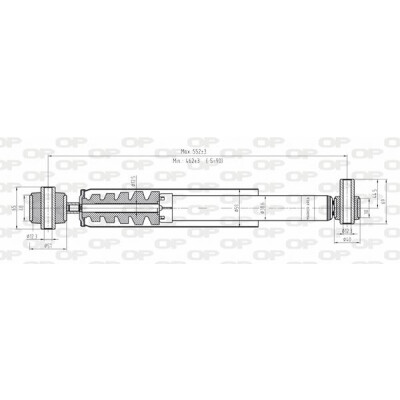 Amortecedor OPEN PARTS SAB8081.32