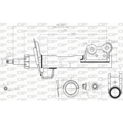 Amortecedor OPEN PARTS SAB8251.31