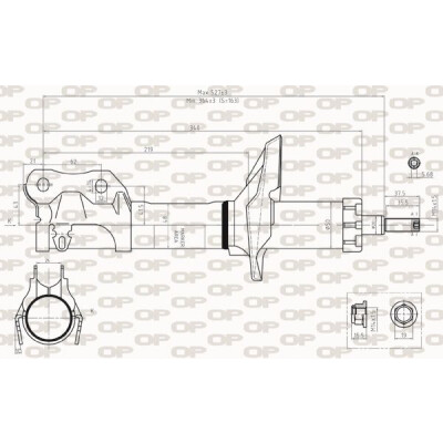 Amortecedor OPEN PARTS SAB8256.31