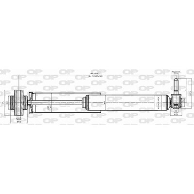 Amortecedor OPEN PARTS SAB8429.32