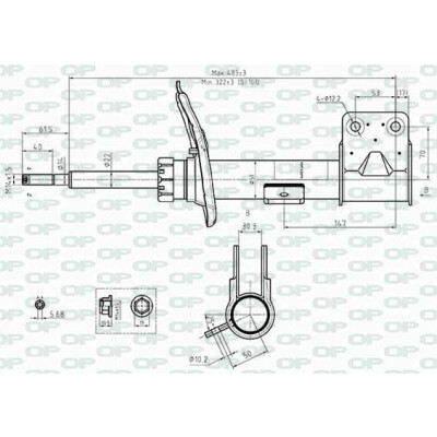 Amortecedor OPEN PARTS SAB8481.31