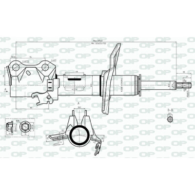 Amortecedor OPEN PARTS SAB8559.31