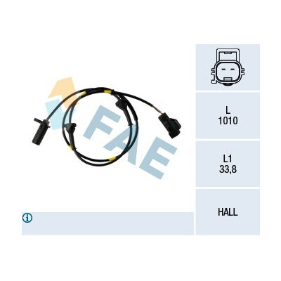 Sensor, rotações da roda