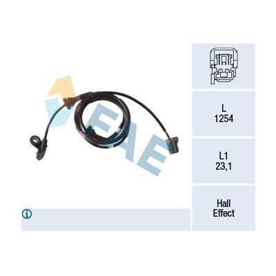 Sensor, rotações da roda