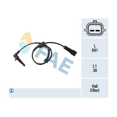 Sensor, rotações da roda
