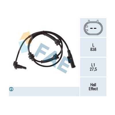 Sensor, rotações da roda