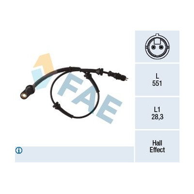 Sensor, rotações da roda