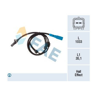 Sensor, rotações da roda