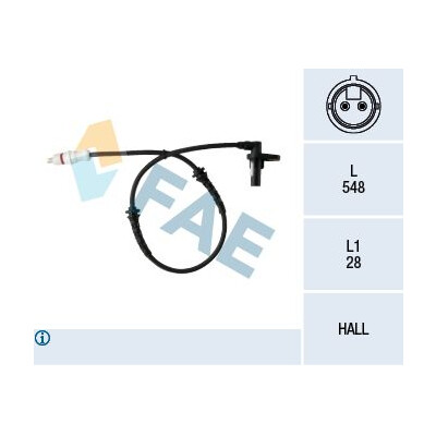 Sensor, rotações da roda