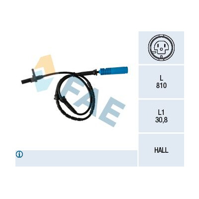 Sensor, rotações da roda
