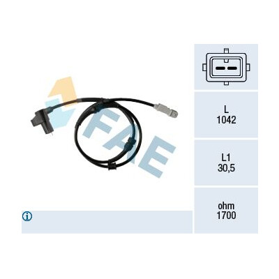 Sensor, rotações da roda