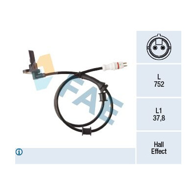 Sensor, rotações da roda