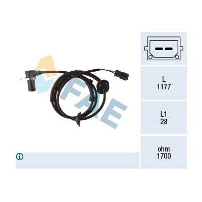 Sensor, rotações da roda