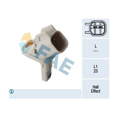 Sensor, rotações da roda