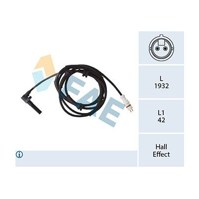 Sensor, rotações da roda