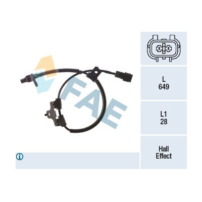 Sensor, rotações da roda