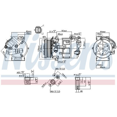 Compressor, ar condicionado