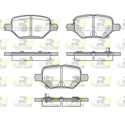 Conjunto de pastilhas de freio ROADHOUSE 21810.02