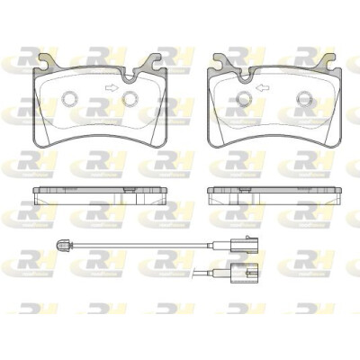 Conjunto de pastilhas de freio ROADHOUSE 21817.02