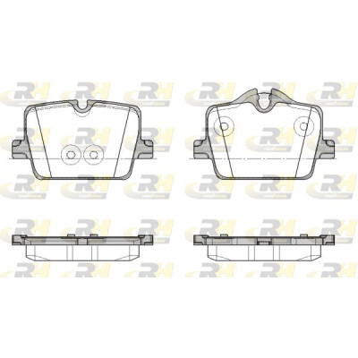 Conjunto de pastilhas de freio ROADHOUSE 21874.00