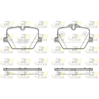 Conjunto de pastilhas de freio ROADHOUSE 21875.00