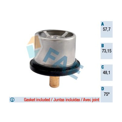 Termóstato, líquido de refrigeração