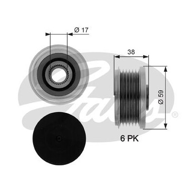 Roda livre do alternador
