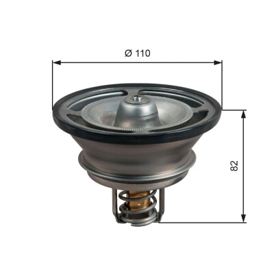 Termostato, refrigerante GATES TH51482G1