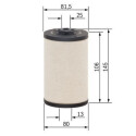 Filtro de combustível BOSCH 1 457 431 326